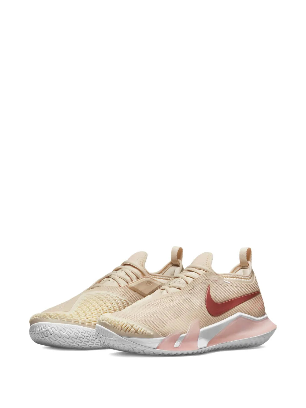 Nike Court React Vapor — White — Size US M 3.5 - US W 5 — Side View