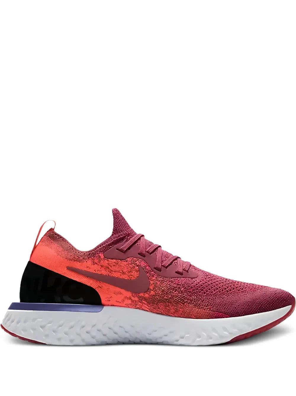 Nike Epic React Flyknit — Red — Size US M 3.5 - US W 5 — Front View