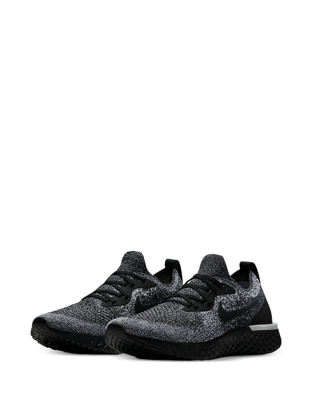 Nike Epic React Flyknit Running — Black — Size US M 3.5 - US W 5 — Side View