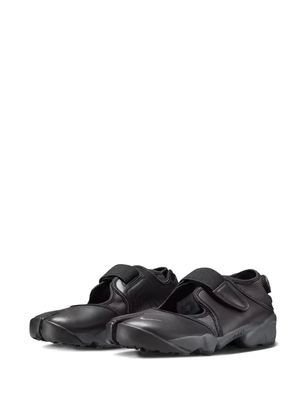 Nike Air Rift Strap Trainers — Black — Size US M 3.5 - US W 5 — Side View