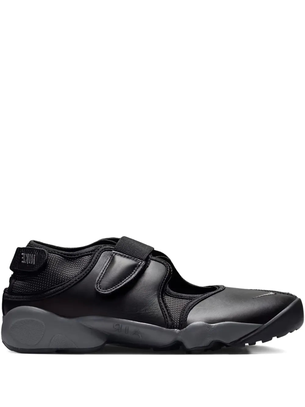 Nike Air Rift Strap Trainers — Black — Size US M 3.5 - US W 5 — Front View