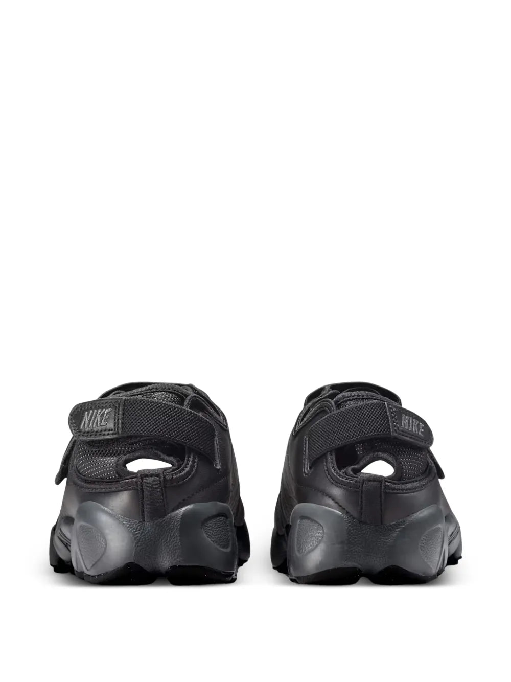 Nike Air Rift Strap Trainers — Black — Size US M 3.5 - US W 5 — Back View