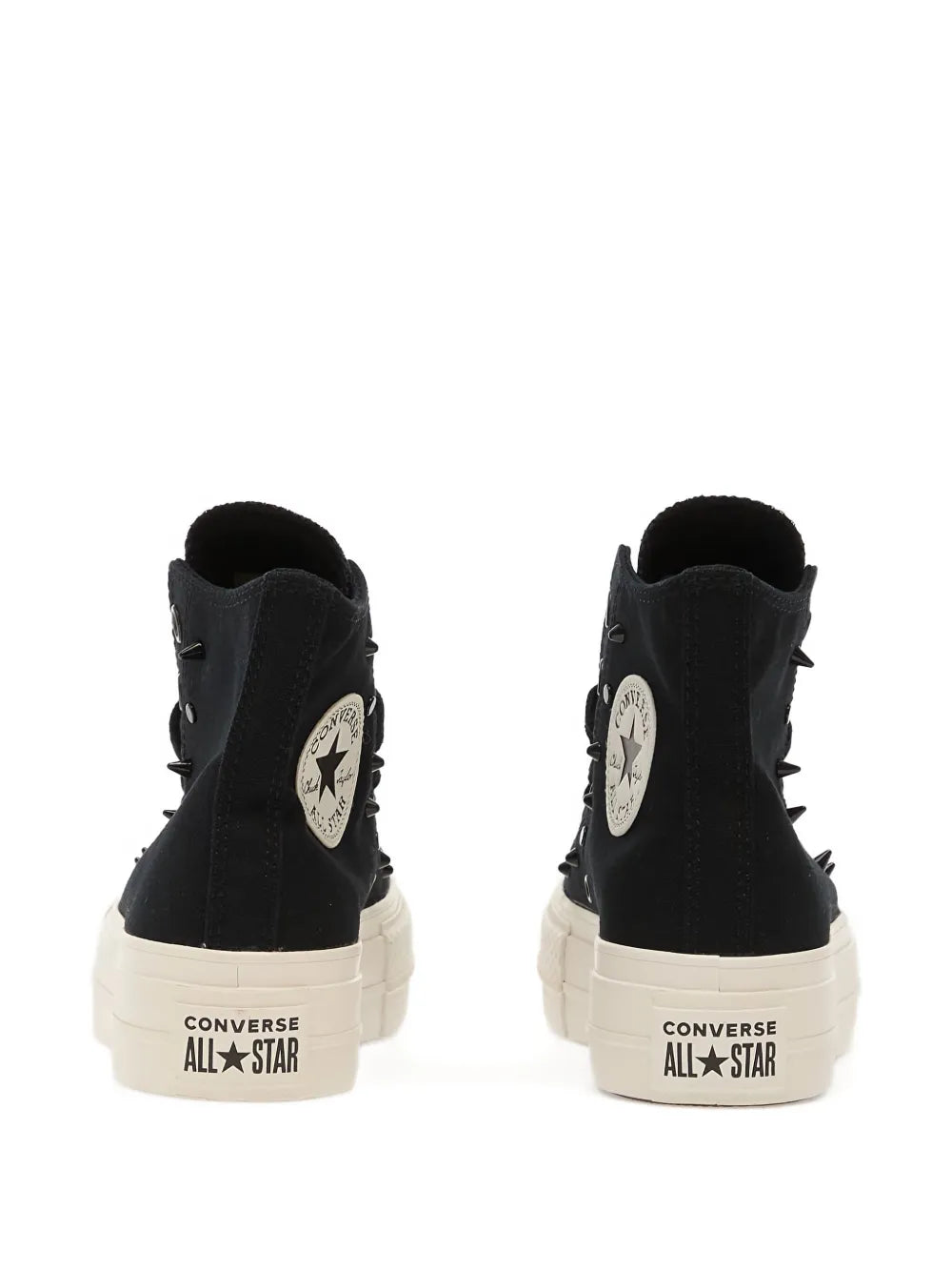Converse Chuck Taylor All Star Lift Hi Lace-Up — Black — Size US M 3.5 - US W 5 — Back View