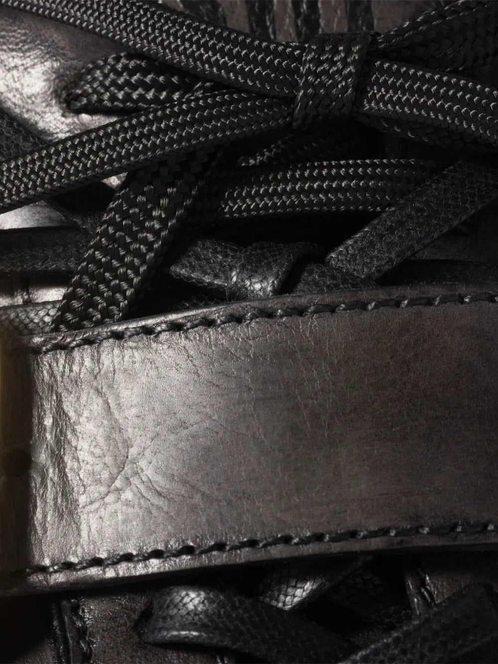Miu Miu Buckle-Strap Leather — Black — Size US M 3.5 - US W 5 — Top View