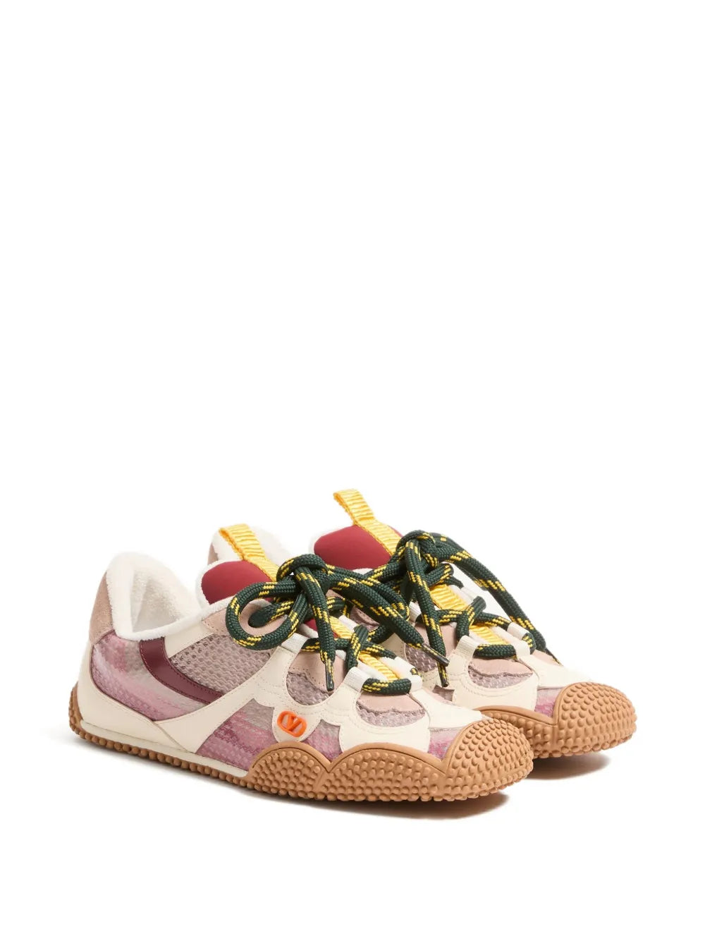 Valentino Garavani Amphibian V-Logo — Pink — Size US M 3.5 - US W 5 — Side View