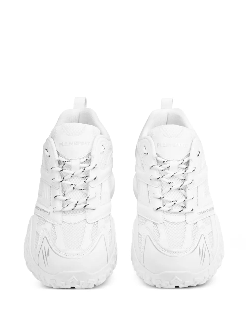Plein Sport Urban Sprinter Lace-Up — White — Size US M 3.5 - US W 5 — Back View