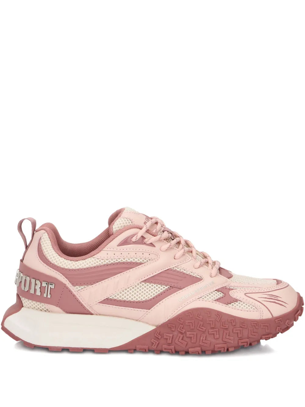 Plein Sport Urban Sprinter Lettering — Pink — Size US M 3.5 - US W 5 — Front View