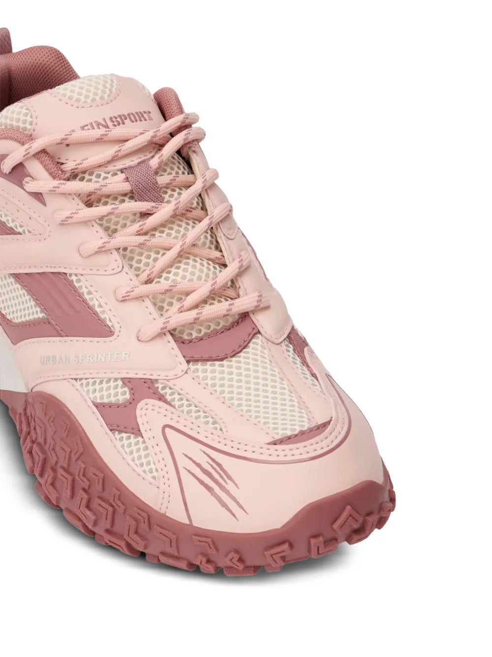 Plein Sport Urban Sprinter Lettering — Pink — Size US M 3.5 - US W 5 — Detail View