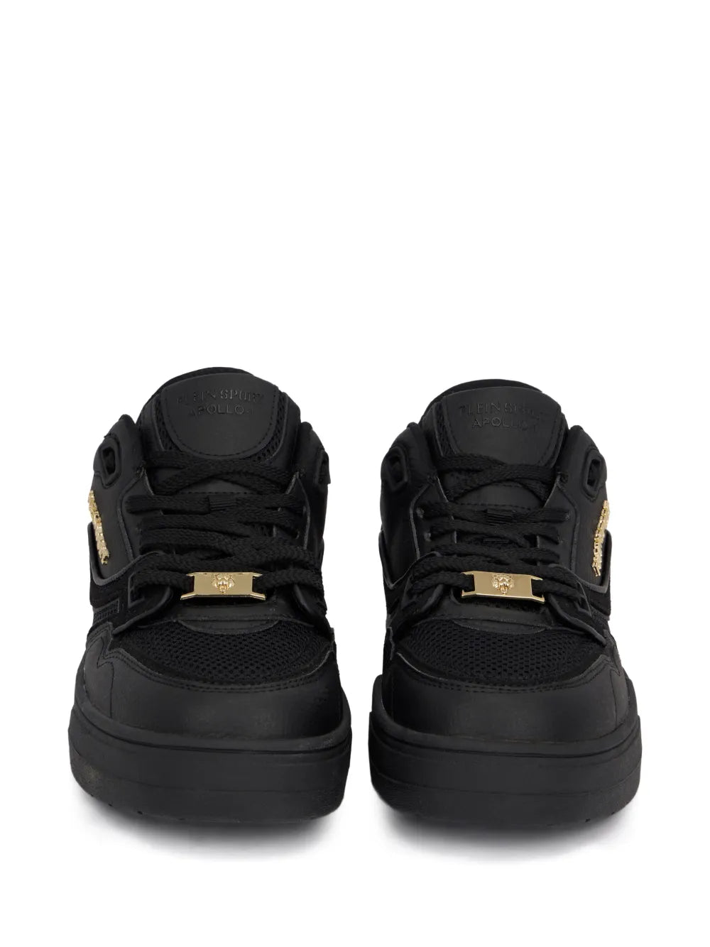 Plein Sport Apollo-1 Lace-Up — Black — Size US M 3.5 - US W 5 — Back View