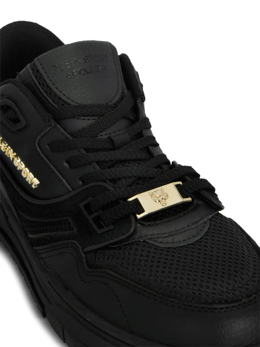Plein Sport Apollo-1 Lace-Up — Black — Size US M 3.5 - US W 5 — Top View