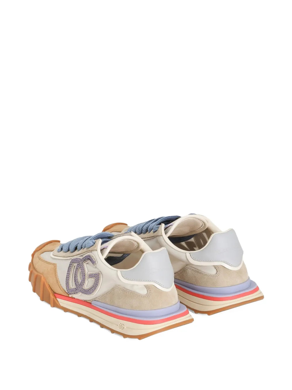 Dolce & Gabbana Logo-Detail — Beige — Size US M 3.5 - US W 5 — Back View