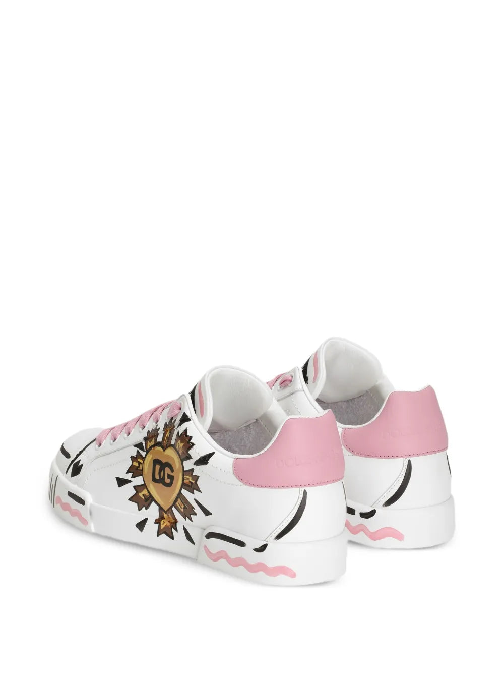 Dolce & Gabbana Logo-Detailing — White — Size US M 3.5 - US W 5 — Detail View