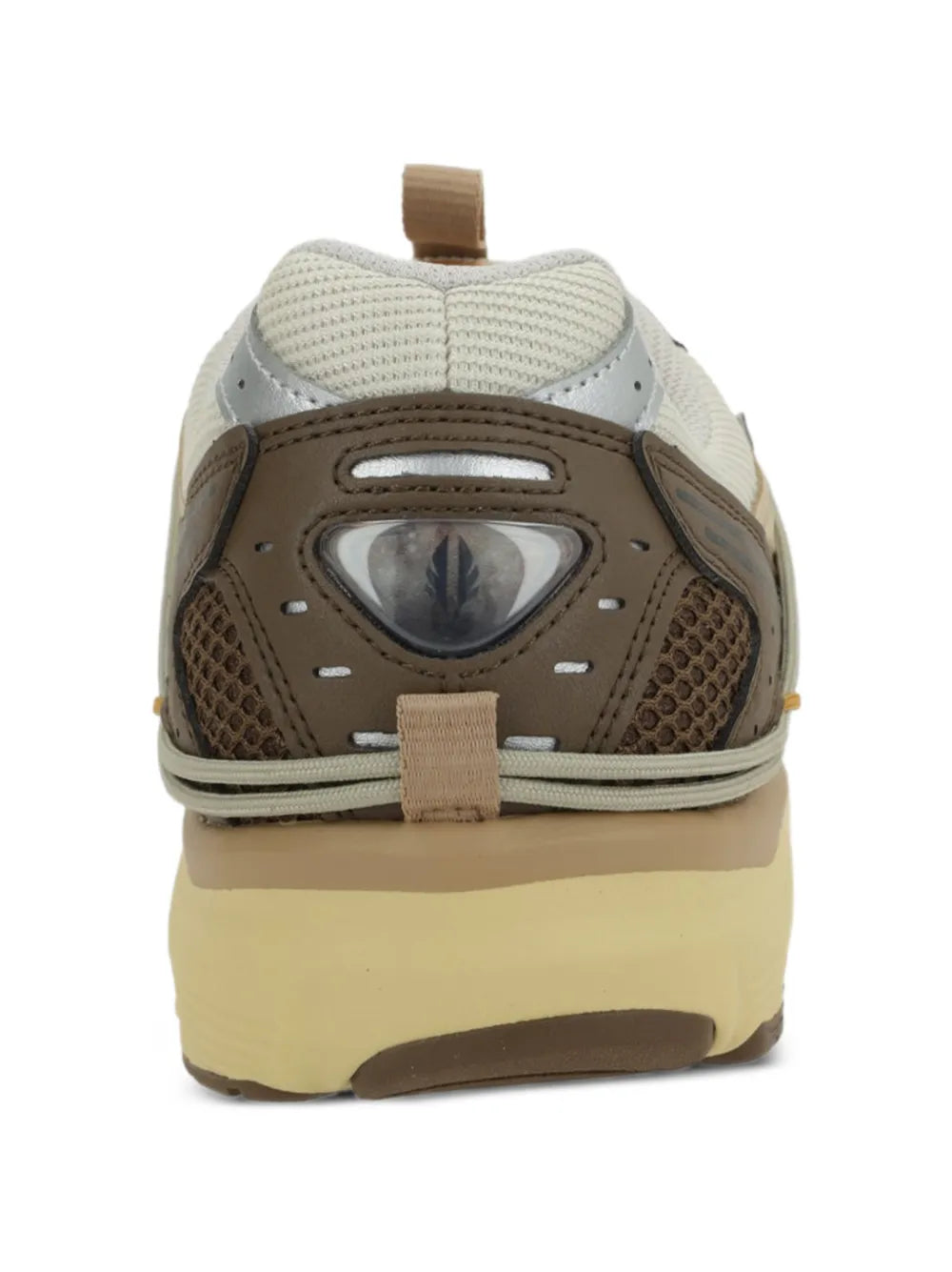 Mizuno Logo-Detail — Brown — Size US M 3.5 - US W 5 — Back View