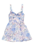 Zimmermann Rebellion Mini Dress — Red/ Purple — Size XS — Front View