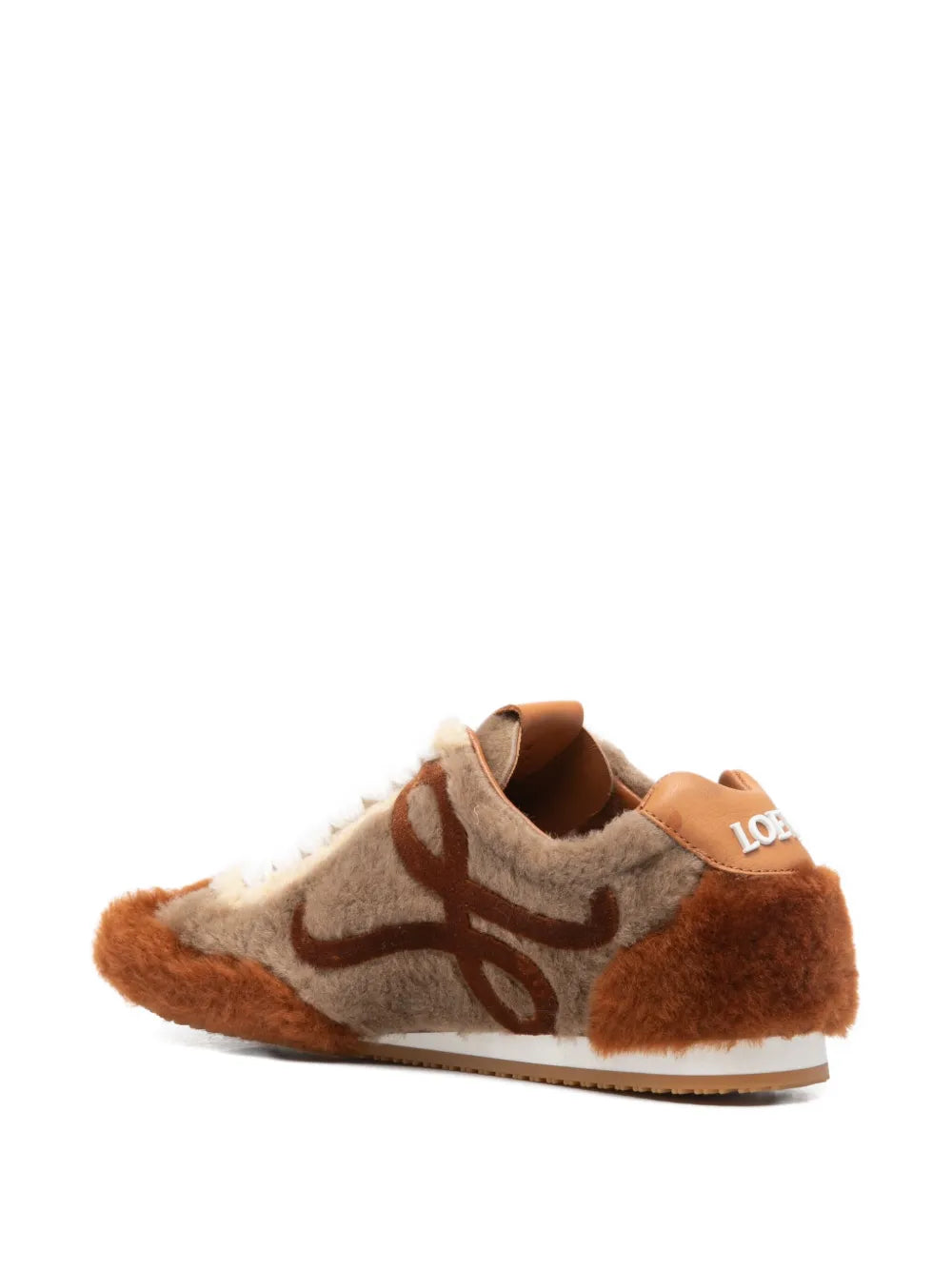 LOEWE Logo-Plaque — Brown — Size US M 3.5 - US W 5 — Back View