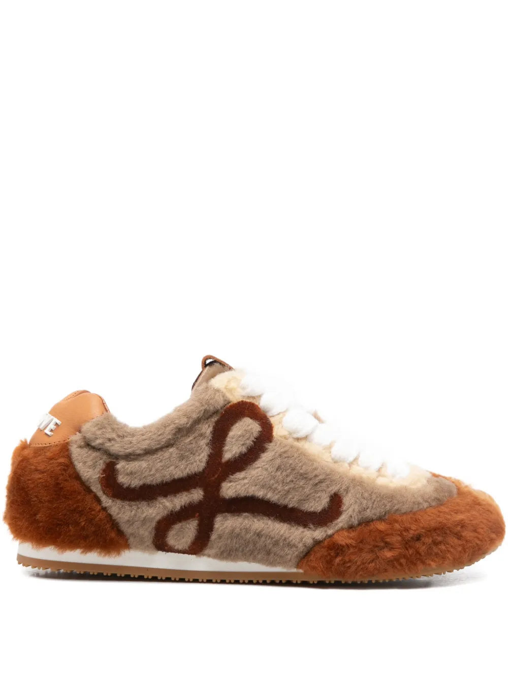LOEWE Logo-Plaque — Brown — Size US M 3.5 - US W 5 — Front View