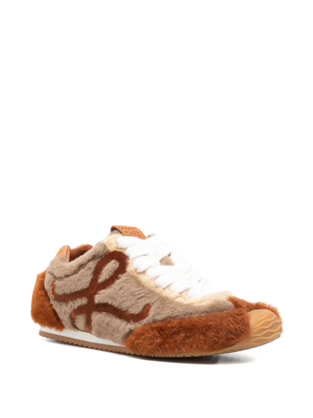 LOEWE Logo-Plaque — Brown — Size US M 3.5 - US W 5 — Side View