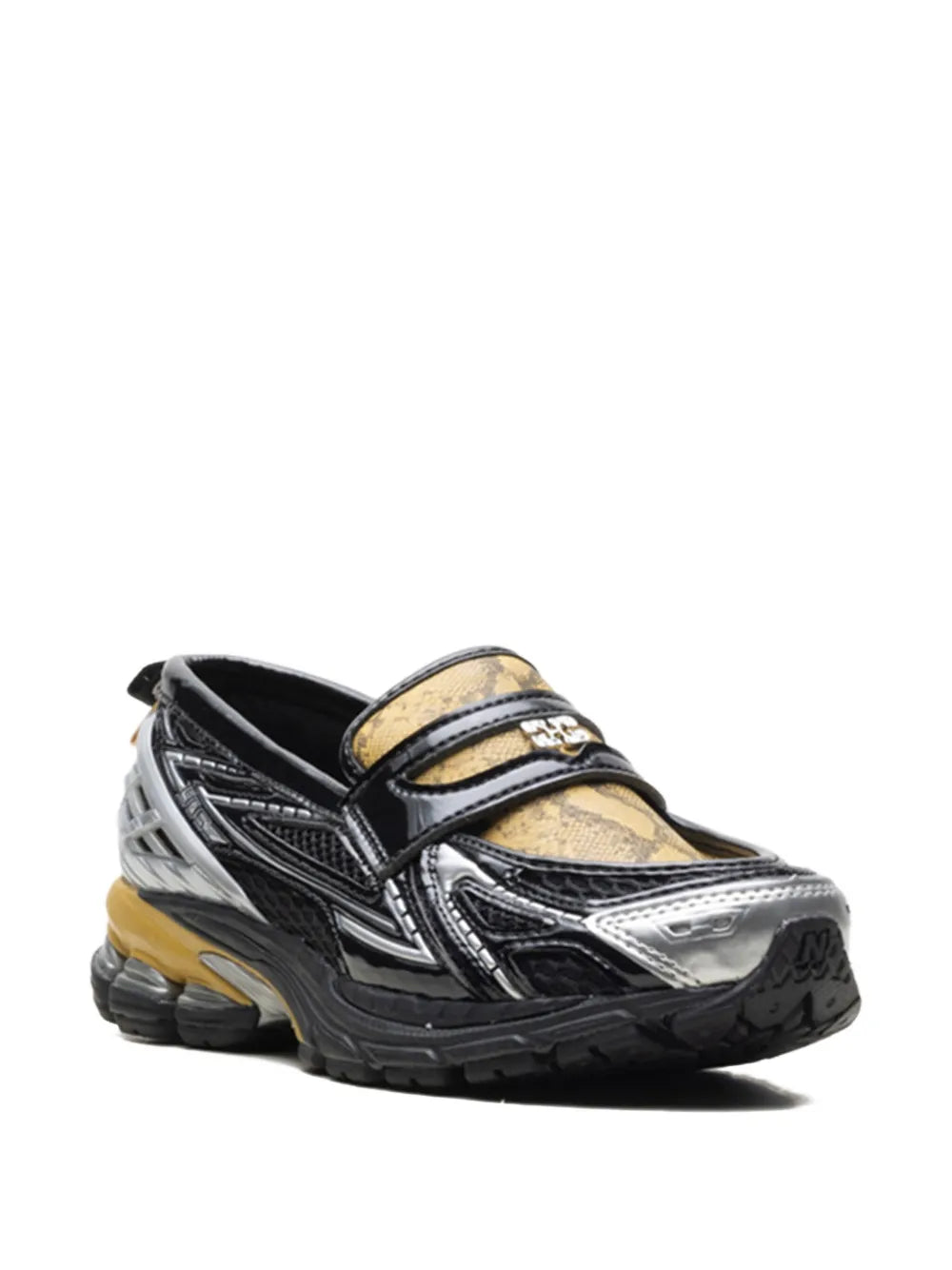 New Balance X Ganni 1906L Snake-Print — Black — Size US M 3.5 - US W 5 — Side View