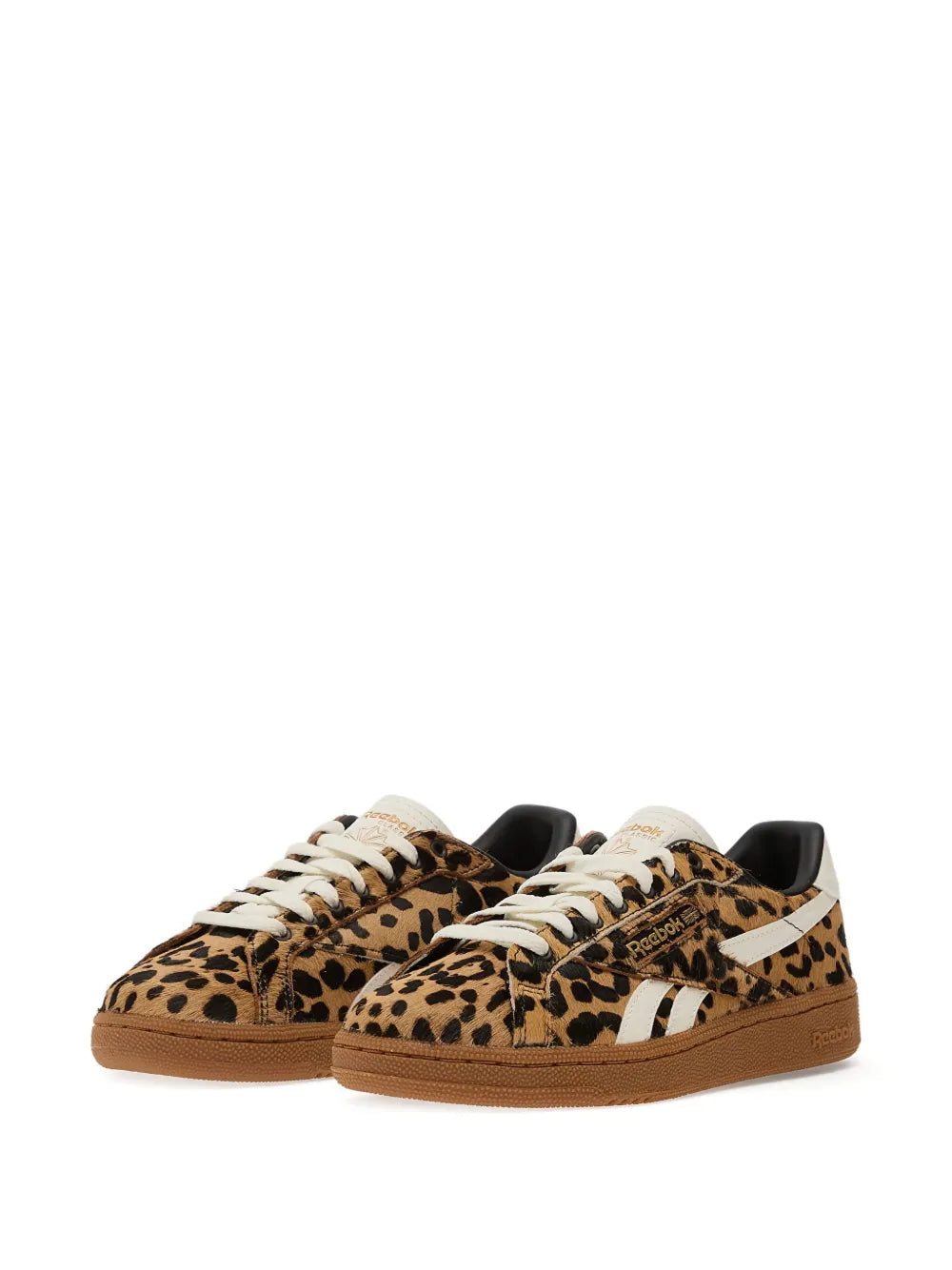 Reebok Club C Grounds — Brown — Size US M 3.5 - US W 5 — Side View