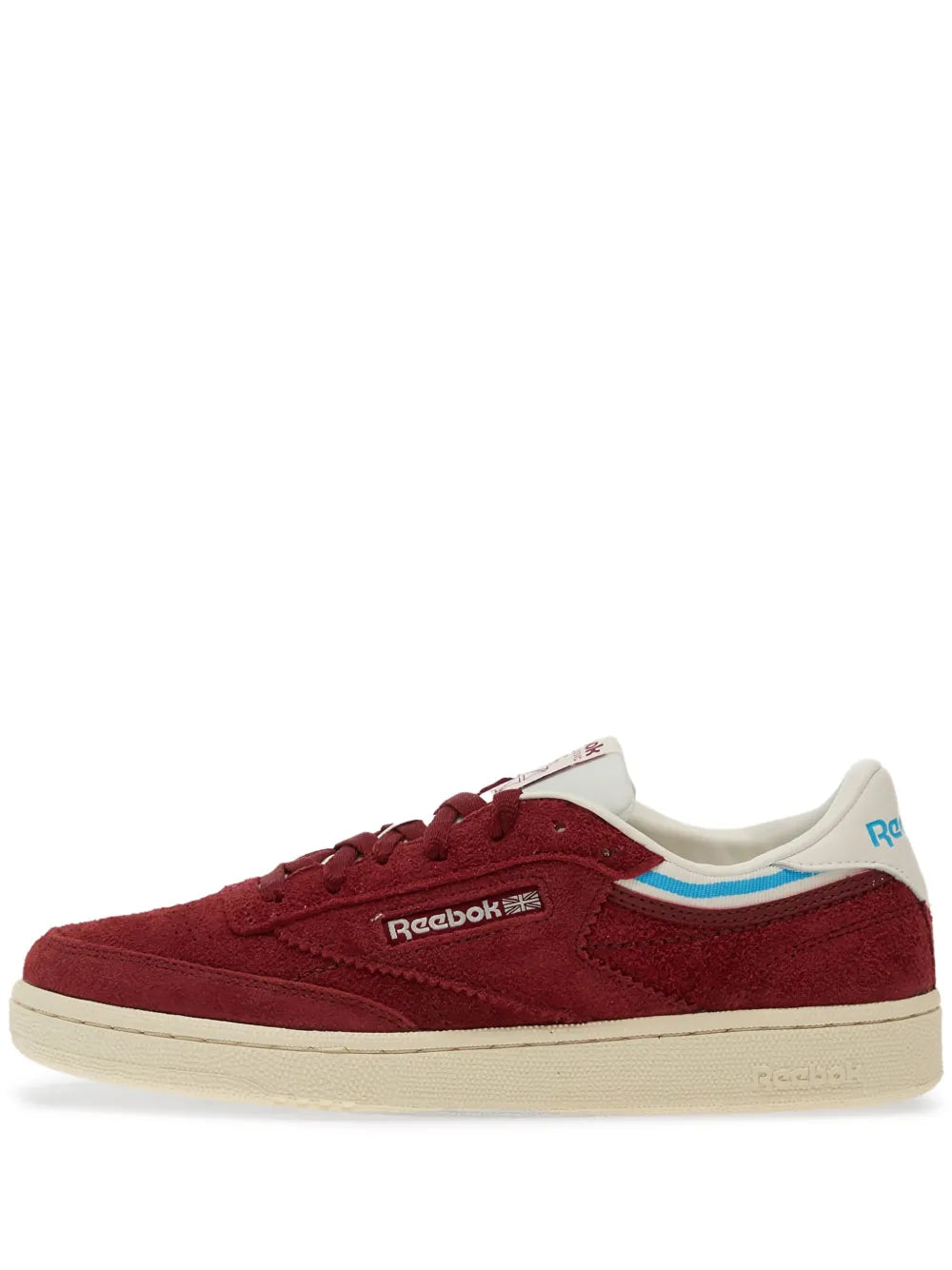 Reebok Club C 85 Lace-Up — Red — Size US M 3.5 - US W 5 — Front View