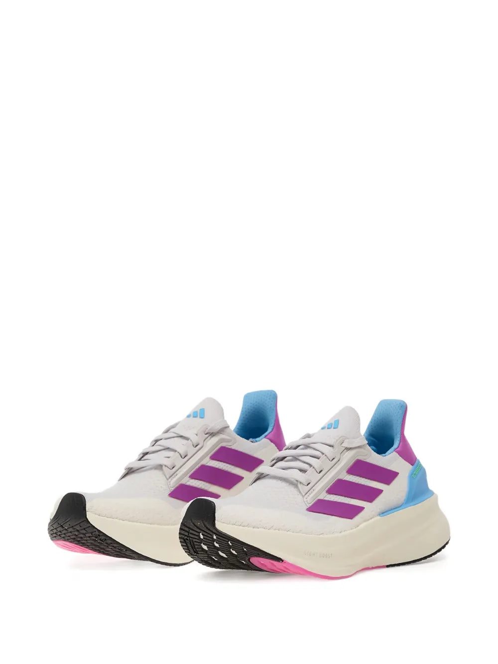 adidas Three-Stripe Ultraboost 5X W Trainers — Grey — Size US M 3.5 - US W 5 — Side View