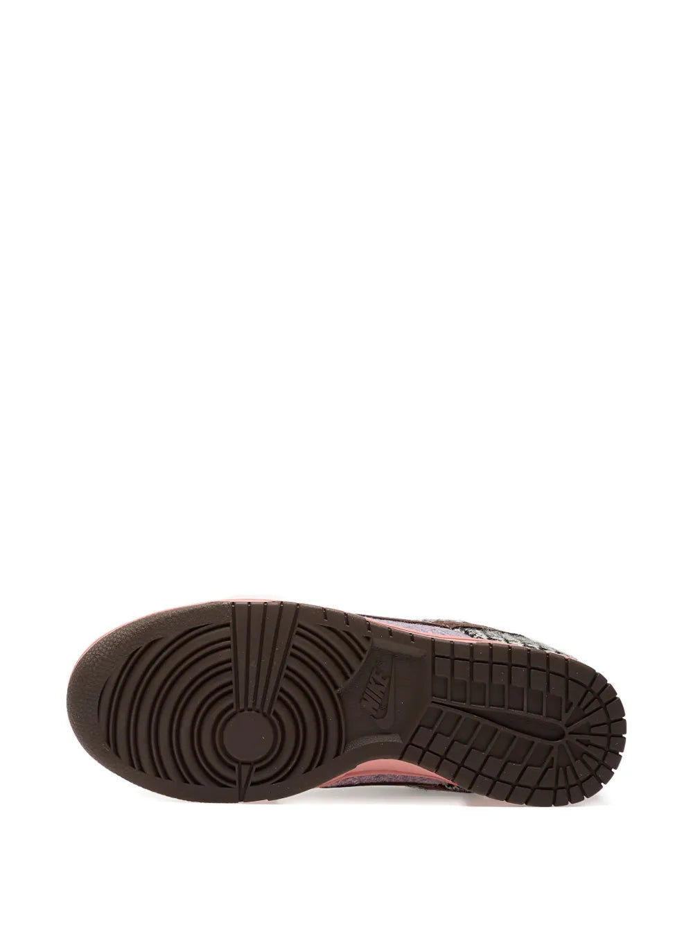 Nike X Harris Tweed Dunk Low — Purple — Size US M 3.5 - US W 5 — Top View