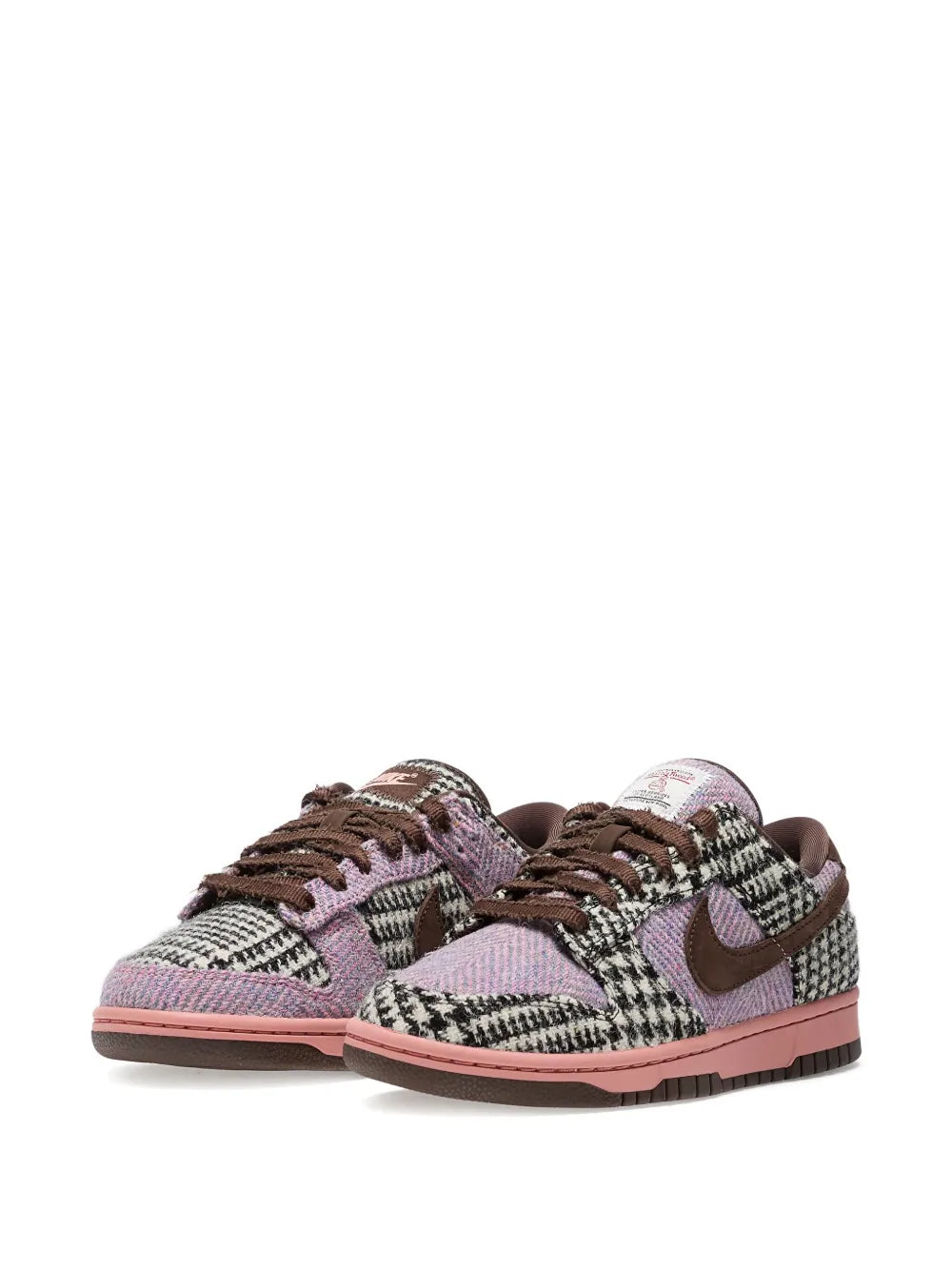 Nike X Harris Tweed Dunk Low — Purple — Size US M 3.5 - US W 5 — Side View