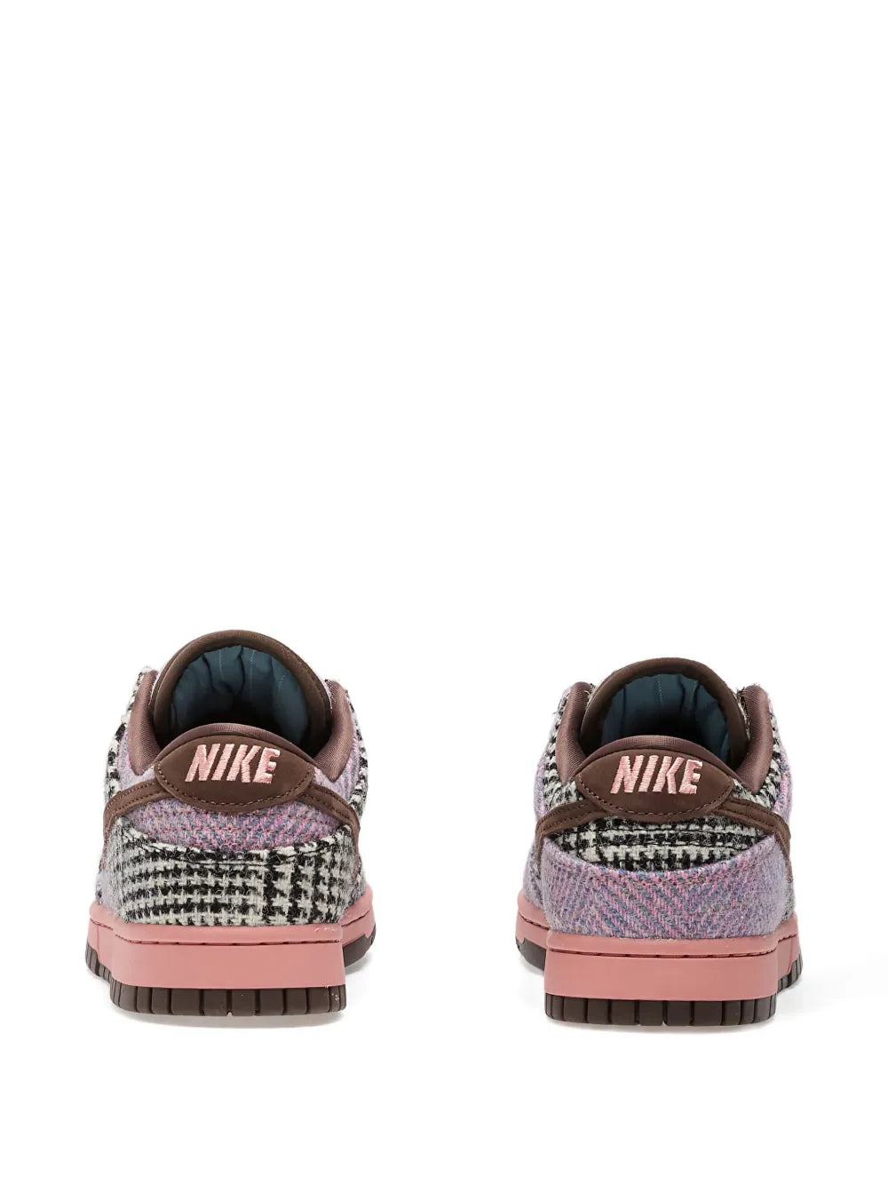 Nike X Harris Tweed Dunk Low — Purple — Size US M 3.5 - US W 5 — Back View