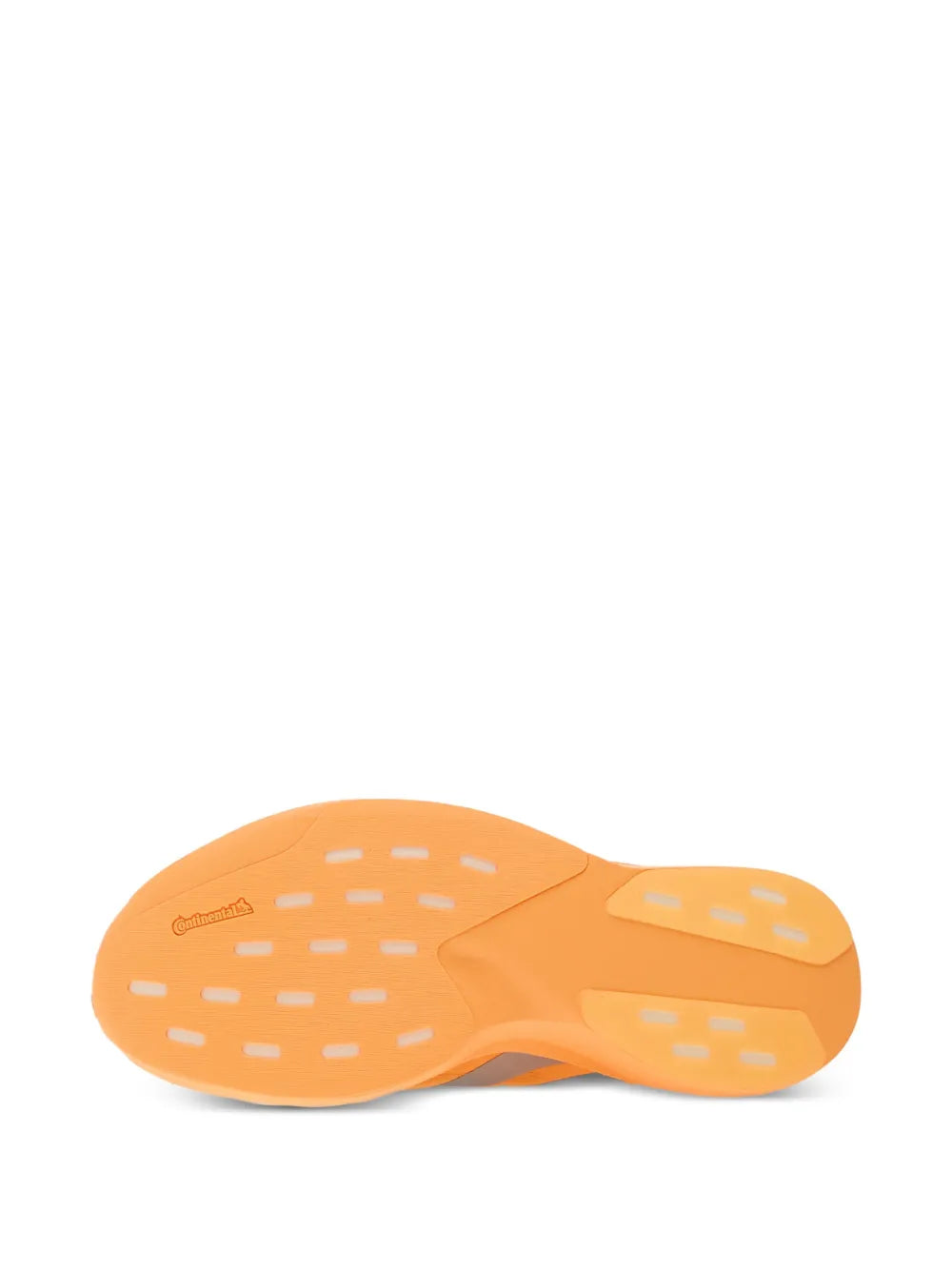 adidas Adizero Evo Sl Stripes — Orange — Size US M 3.5 - US W 5 — Top View