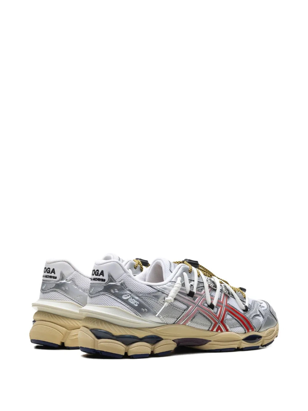 ASICS X Toga Archives Gel-Cumulus 16 — White — Size US M 3.5 - US W 5 — Back View