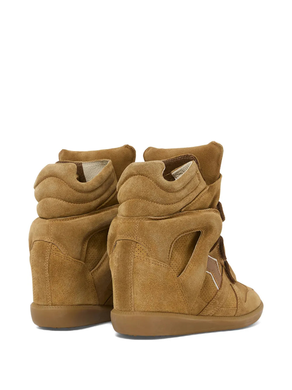 ISABEL MARANT Bekett Velvet Strap — Brown — Size US M 3.5 - US W 5 — Back View
