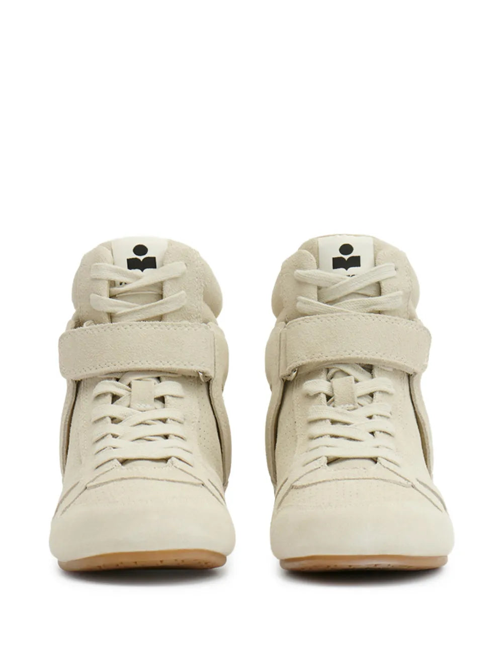 ISABEL MARANT High-Top — Beige — Size US M 3.5 - US W 5 — Top View