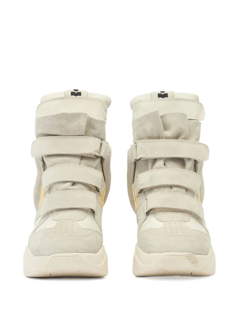 ISABEL MARANT Balskee Panelled-Design — Brown — Size US M 3.5 - US W 5 — Back View