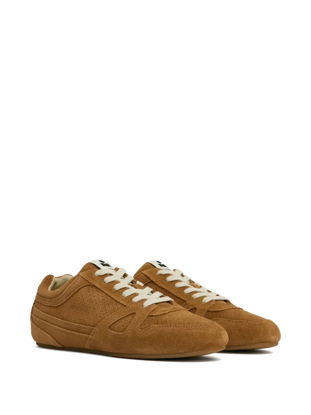 ISABEL MARANT Senny Low Leather — Brown — Size US M 3.5 - US W 5 — Side View