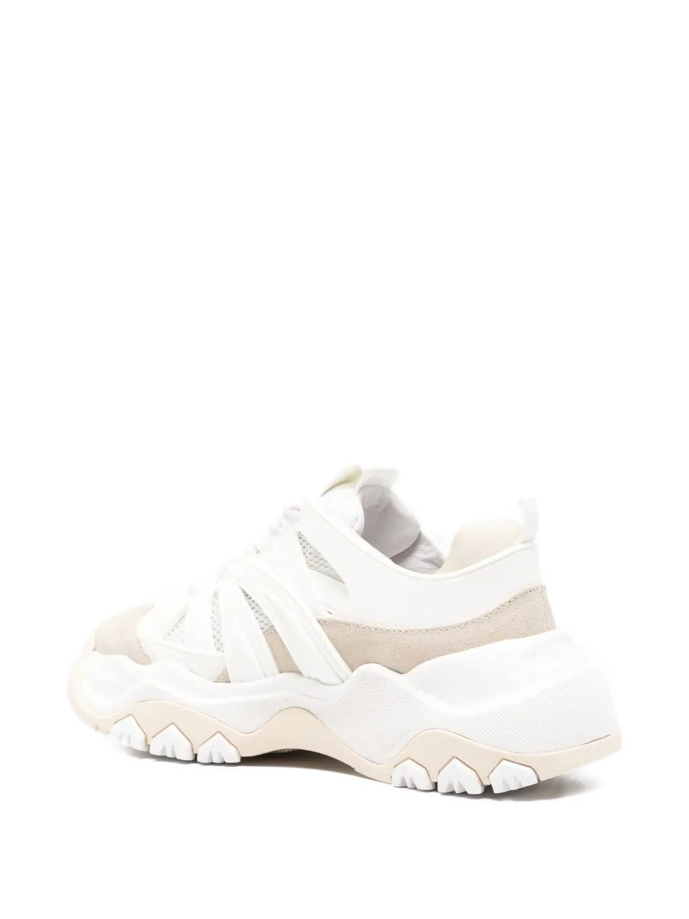 Patrizia Pepe Cutout Panelled — White — Size US M 3.5 - US W 5 — Back View