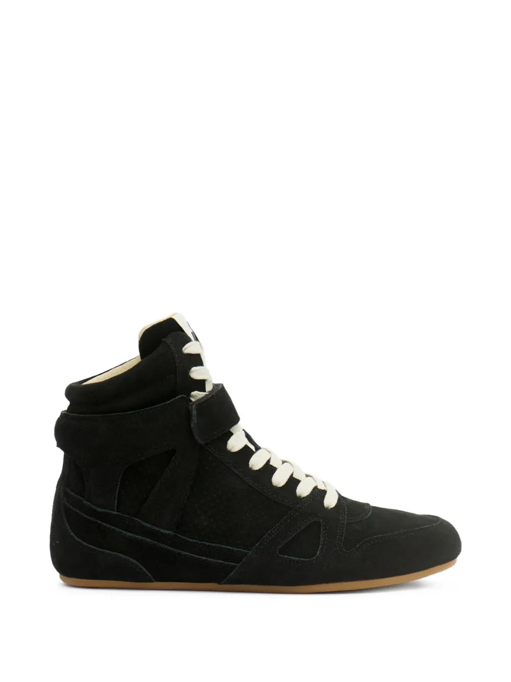 ISABEL MARANT Senny High Leather — Black — Size US M 3.5 - US W 5 — Front View