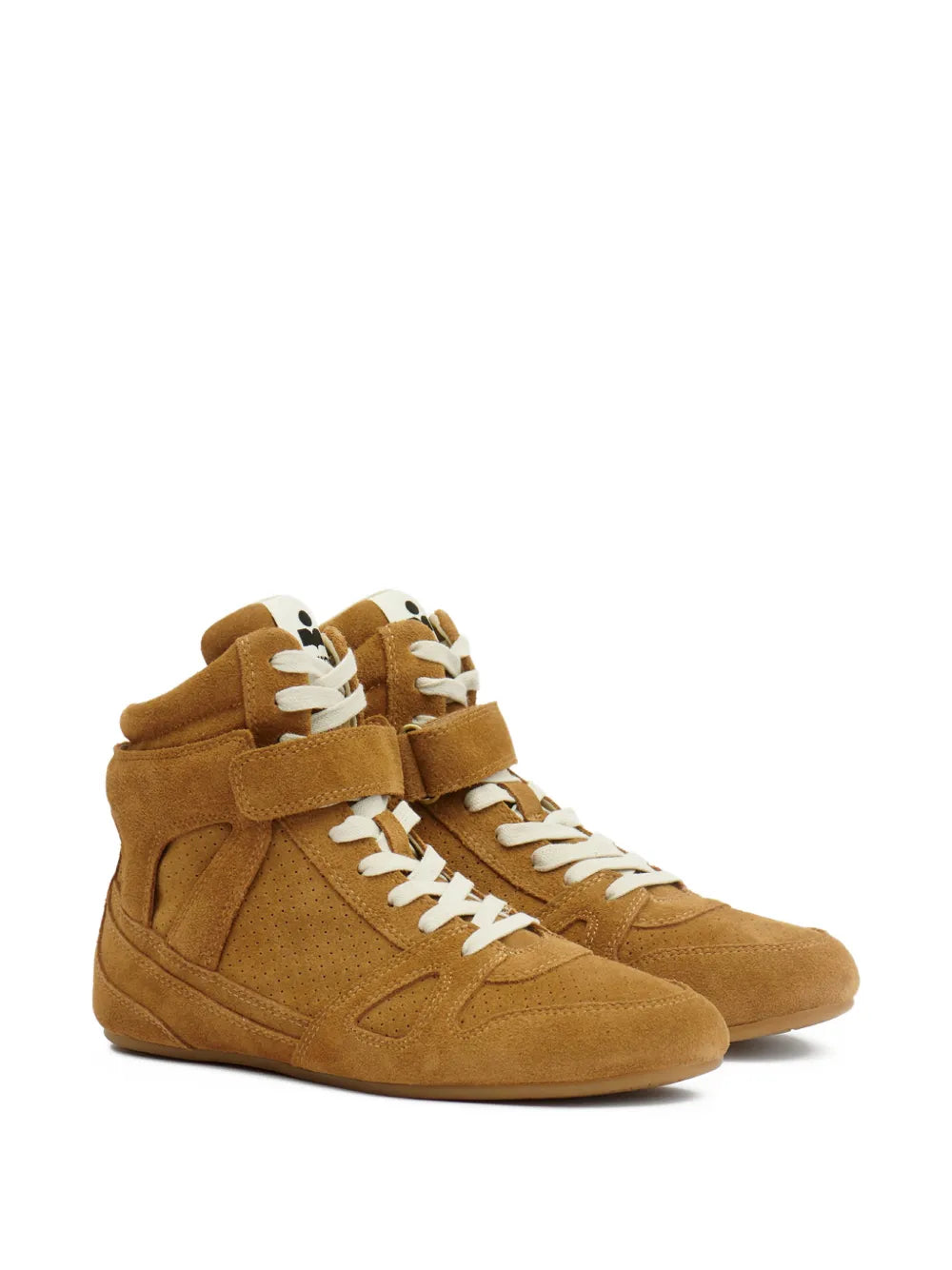 ISABEL MARANT Senny High-Top Leather — Brown — Size US M 3.5 - US W 5 — Side View