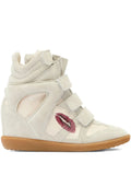 ISABEL MARANT 50Mm Bekett Lips-Motif — Cream — Size US M 3.5 - US W 5 — Front View