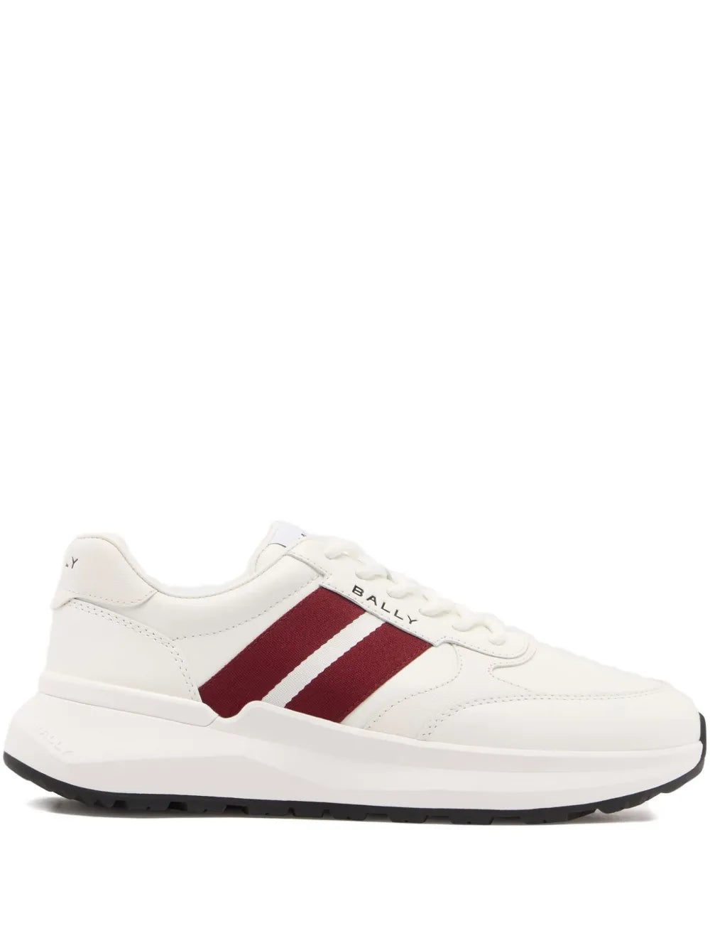 Bally Sylen Ribbon Logo — White — Size US M 3.5 - US W 5 — Front View