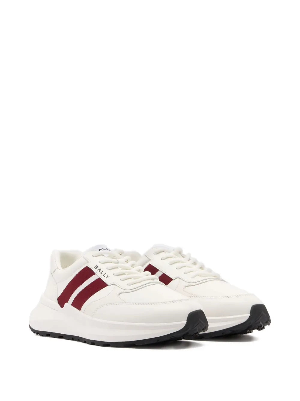 Bally Sylen Ribbon Logo — White — Size US M 3.5 - US W 5 — Side View