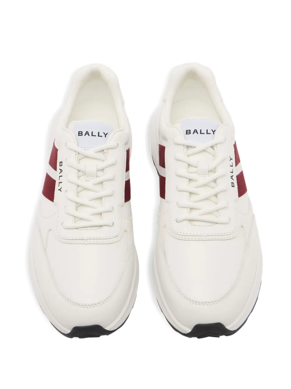Bally Sylen Ribbon Logo — White — Size US M 3.5 - US W 5 — Back View