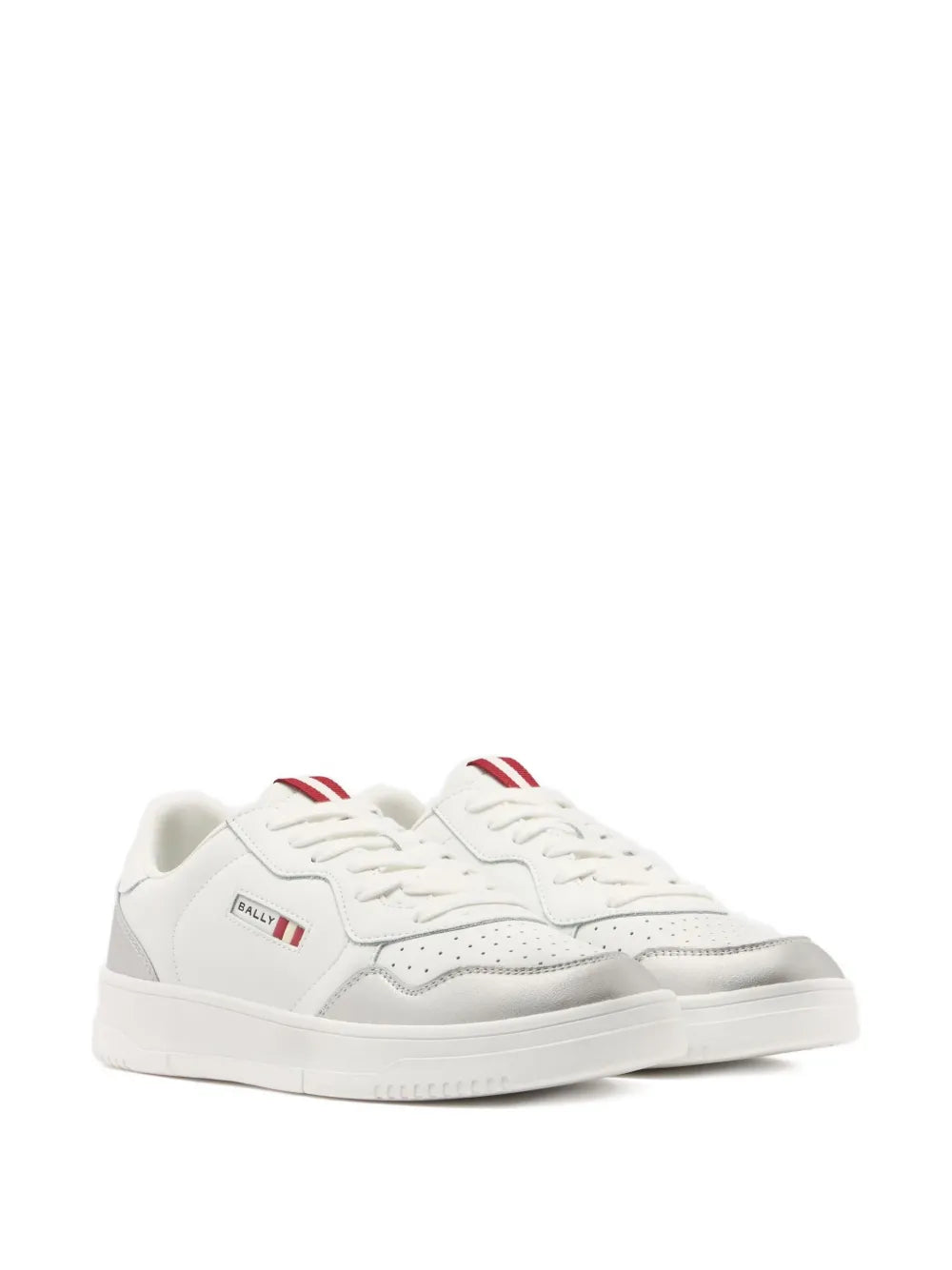 Bally Perforated Jasper Leather — White — Size US M 3.5 - US W 5 — Side View
