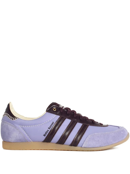adidas X Wales Bonner Suede-Leather Sneakers — Lilac — Size US M 8 - US W 9.5 — Front View