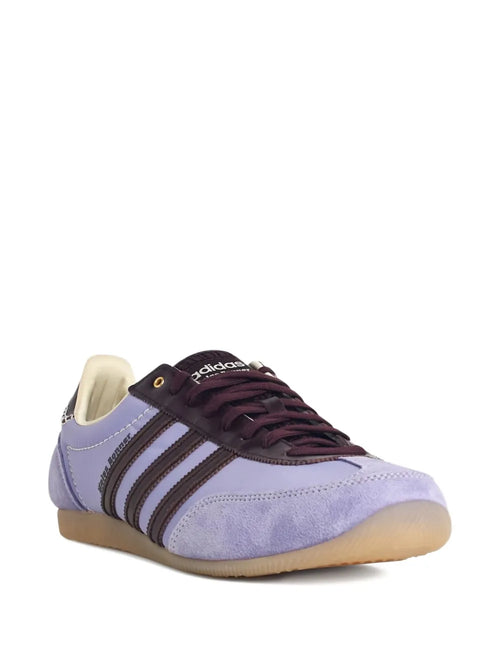 adidas X Wales Bonner Suede-Leather Sneakers — Lilac — Size US M 8 - US W 9.5 — Side View
