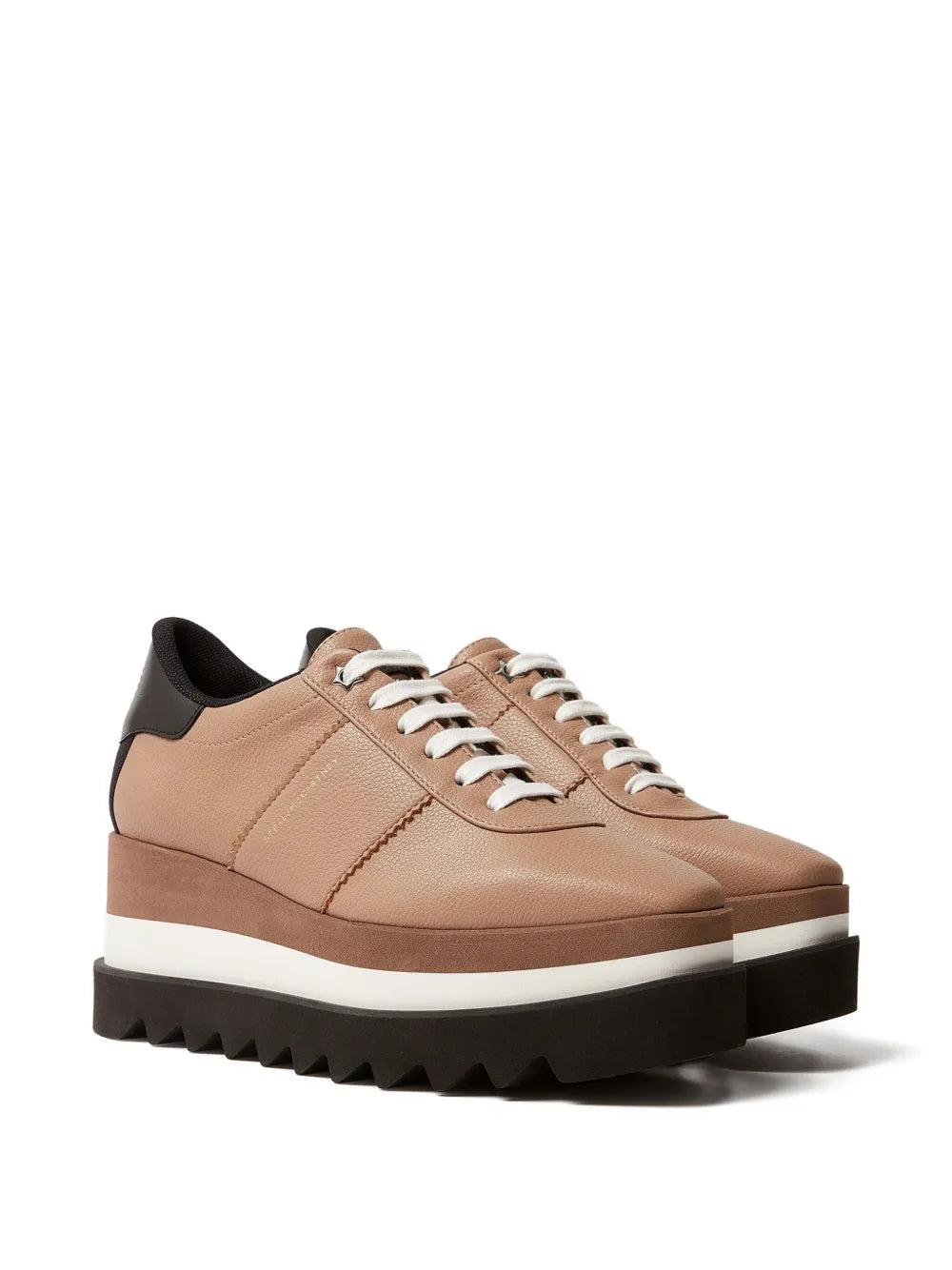 Stella McCartney 55Mm Sneak-Elyse Platform — Light Brown — Size US M 3.5 - US W 5 — Side View