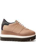 Stella McCartney 55Mm Sneak-Elyse Platform — Light Brown — Size US M 3.5 - US W 5 — Front View