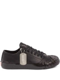 Kenzo Logo-Detail Leather — Black — Size US M 3.5 - US W 5 — Front View