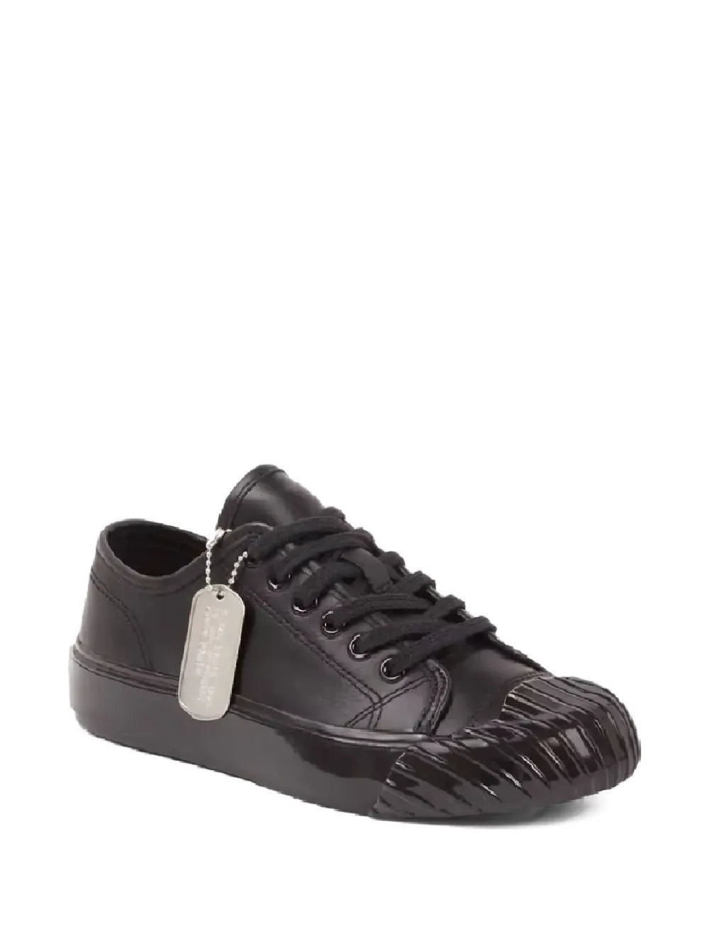 Kenzo Logo-Detail Leather — Black — Size US M 3.5 - US W 5 — Side View