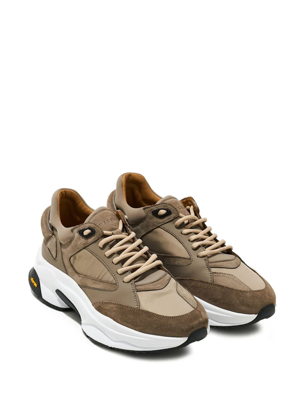 Buscemi Veloce Panelled-Design — Green — Size US M 3.5 - US W 5 — Side View
