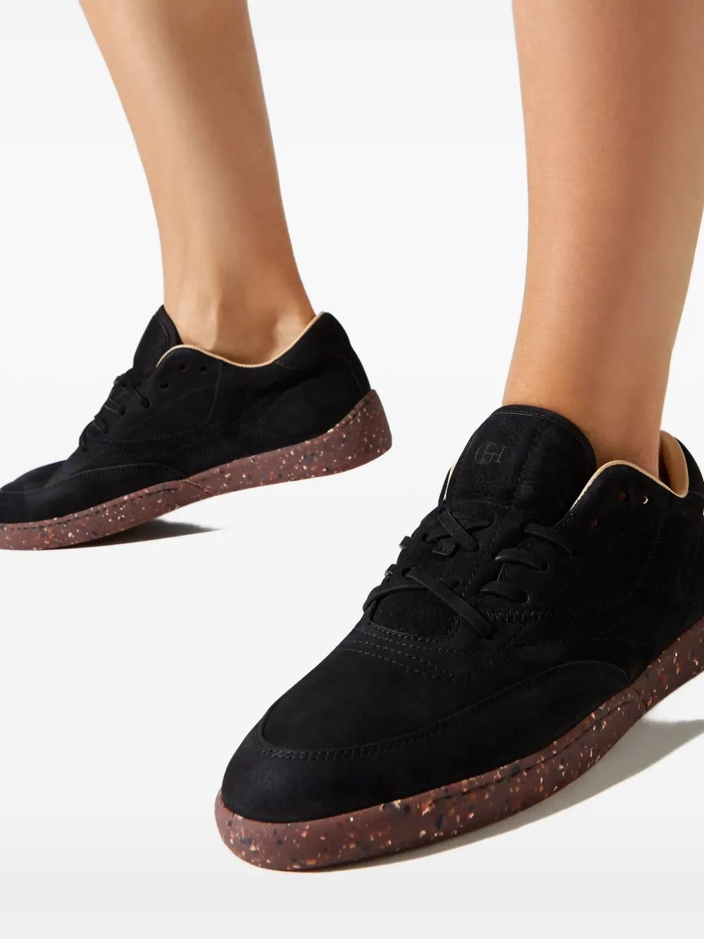 Gabriela Hearst Ohio Lace-Up — Black — Size US M 3.5 - US W 5 — Detail View